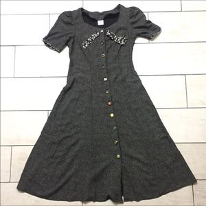 Sostanza Black Maxi Dress Vintage